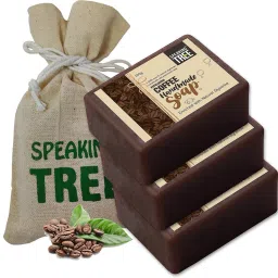 Exfoliating Coffee Handmade Soap - 100gms each (Pack of 3)-image-8