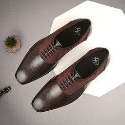 House Of Pataudi Men Formal Lace Up Derbys-image-44