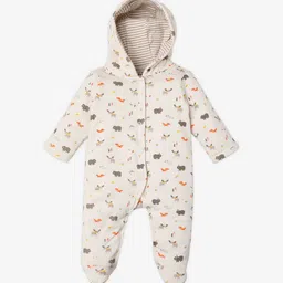 ed-a-mamma baby Ed-a-Mamma Infants Animal-Printed Organic Cotton Rompers-picture-6