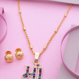 Ramdev Art Fashion Jwellery Set Of 6 Gold-Plated Necklace With Earrings Jewellery Set-image-18