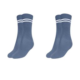 MUKHAKSH Boys Grey Socks - Pack Of 2-image-92