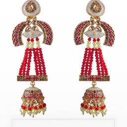 VATSALYA creation Gold-Plated Alloy Earrings-image-63
