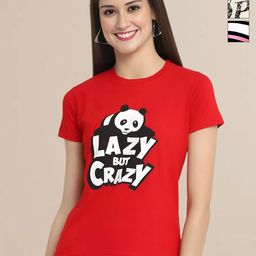 Mast & Harbour Women Typography 3 Printed Applique T-shirt-image-88