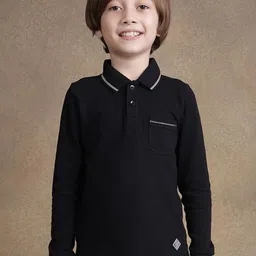 One Friday Boys Polo Collar Pockets T-shirt-picture-6