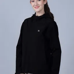 HOUSE OF VEDAS Women Windcheater and Water Resistant Outdoor Sporty Jacket with Patchwork-image-80