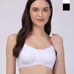 Floret Women Pack Of 2 Full Coverage Non Padded Bra-image-67