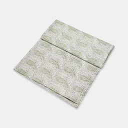 Fabindia Aria Paisley White Printed Cotton 180TC King Fitted Bedsheet Set 1.60m x 2.30m-image-25