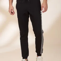 Being Human Men Slim Fit Vertical-Stripes Joggers-image-52