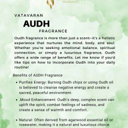 vatavaran Oudh, oud, Audh Diffuser Set image 4