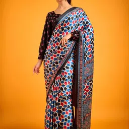 Sangria Printed Saree With Blouse Piece-image-20