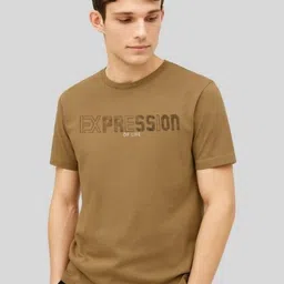 SUN 'N' SUMMER Typography Printed Round Neck Short Sleeves T-shirt-image-40