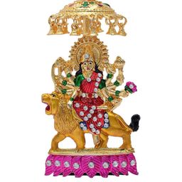 Kulin Metal Goddess Maa Chattar Durga Idol-image-72