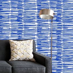 ArtzFolio Printed UV-Resistant Anti-Bacterial Japanese Shibori Ikat Peel & Stick Wallpaper-image-81
