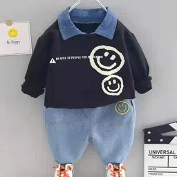 Bold N Elegant Boys Printed T-shirt with Trousers-image-10