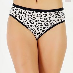 GOTO Pack Of 2 Mid Rise Briefs NYLON PRINTED BIKINI PENTIE PINK WHITE-picture-13