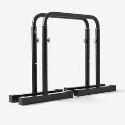 Domyos By Decathlon Adjustable & Compact Design Dip Bars TS 100-image-2