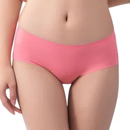 LULU & SKY Seamless Mid-Rise Hipster Briefs 99060-PINK-39