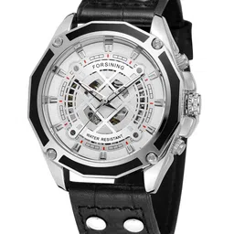 FORSINING Men Dial & Leather Straps Analogue Watch FSG8164M3T6-image-74