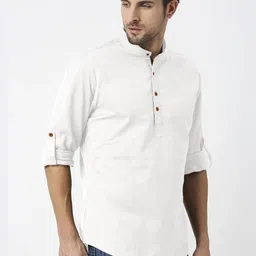 Fifth U Men White Kurta-picture-47