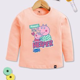 YK X Minute Mirth Infant Girls Peppa Pig Printed Cotton T-shirt-picture-44