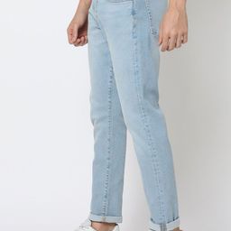 GAP Men Heavily Washed Slim Fit Mid-Rise Jeans-image-43