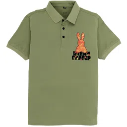 Status Quo Boys Graphic Printed Polo Collar Cotton T-shirt-image-99
