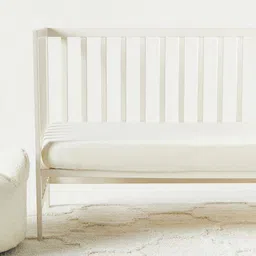 Juniors by Babyshop Kids Cream-Coloured Pure Cotton 120 TC Crib Fitted Bedsheet-29
