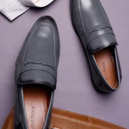 LOUIS STITCH Men Leatherette Formal Moccasins Slip On Shoes-picture-17
