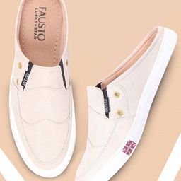 FAUSTO Men Round Toe Lightweight Mule Sneakers-55