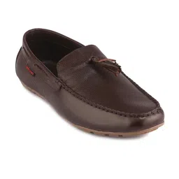 Red Chief Men Textured Leather Square Toe Tassel Loafers-image-71