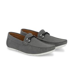Azzaro Black Men Perforations Loafers-37