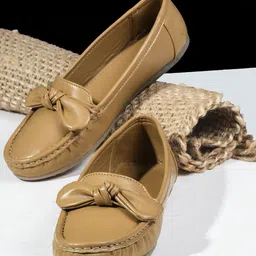 Try Me Women Round Toe Comfort Insole Loafers-41