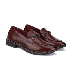 BERSACHE Men Leather Loafers-image-86