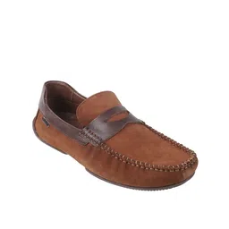 Mochi Men Round Toe Leather Loafers-image-39