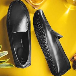 yoho Men Lightweight Leather Loafers-29