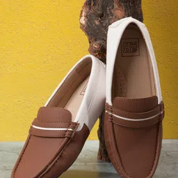 Mast & Harbour Men Colourblocked Loafers-picture-22