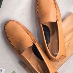 yoho Men Leather Lightweight Loafers-46