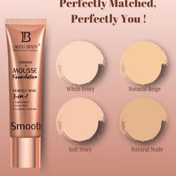 LAKYOU BEAUTY Primer + Mousse Lightweight Foundation 30ml - Soft Ivory 02 image 3
