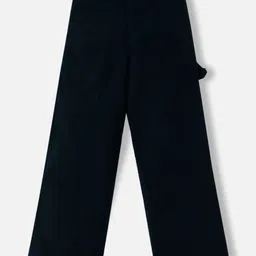 Urbano Juniors Boys Loose Baggy Fit Solid Carpenter Trouser with 5 Pockets Non-Stretchable-image-83