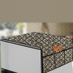 The Furnishing Tree Yellow Printed Refrigerator Cover-image-47