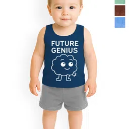 KidBee Kids Pack Of 4 Cartoon Character Printed Cotton Sleeveless T-Shirts-picture-28