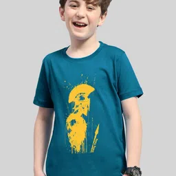 Kiddy Viddy Boys Graphic Printed Round Neck T-shirt-picture-20