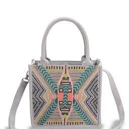 Anouk Embellished Structured Shoulder Bag-17