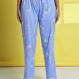 ETC Women Rabbit Printed Cotton Lounge Pants-picture-6