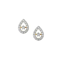 Joyalukkas Girls 18Kt Gold Natural Drop Design Earrings Diamond -1.59 g-picture-7