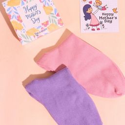Thela Gaadi Women Pack Of 2 Thumb Ankle-Length Socks-image-86