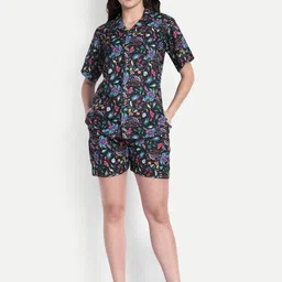 TILISM Printed Pure Cotton Shirt With Shorts Co-Ords-image-43