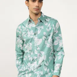 Andamen Men Premium Floral Opaque Printed Casual Shirt-image-89