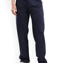 BEVDAAS Men Comfort Regular Fit Mid-Rise Pleated Trouser-picture-2