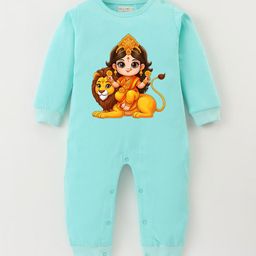 BLUSHES Kids Printed Pure Cotton Full Sleeve Romper-picture-18